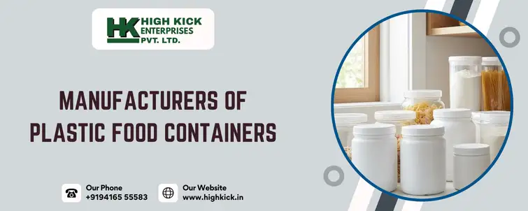 Manufacturers of Plastic Food Containers