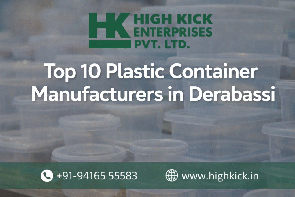 Top 10 Plastic Container Manufacturers In Derabassi