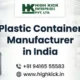 Plastic Container Manufacturer in India