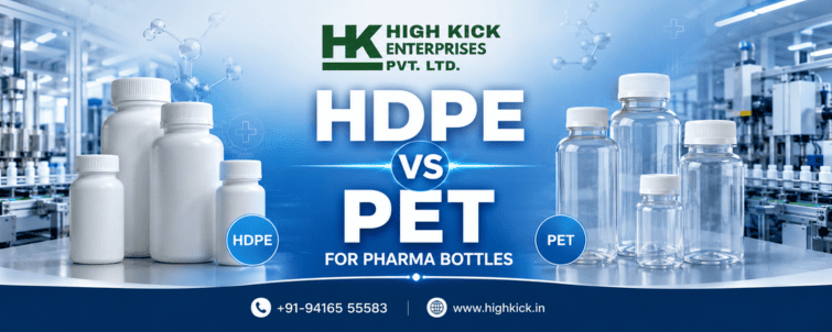 HDPE vs PET for Pharma Bottles